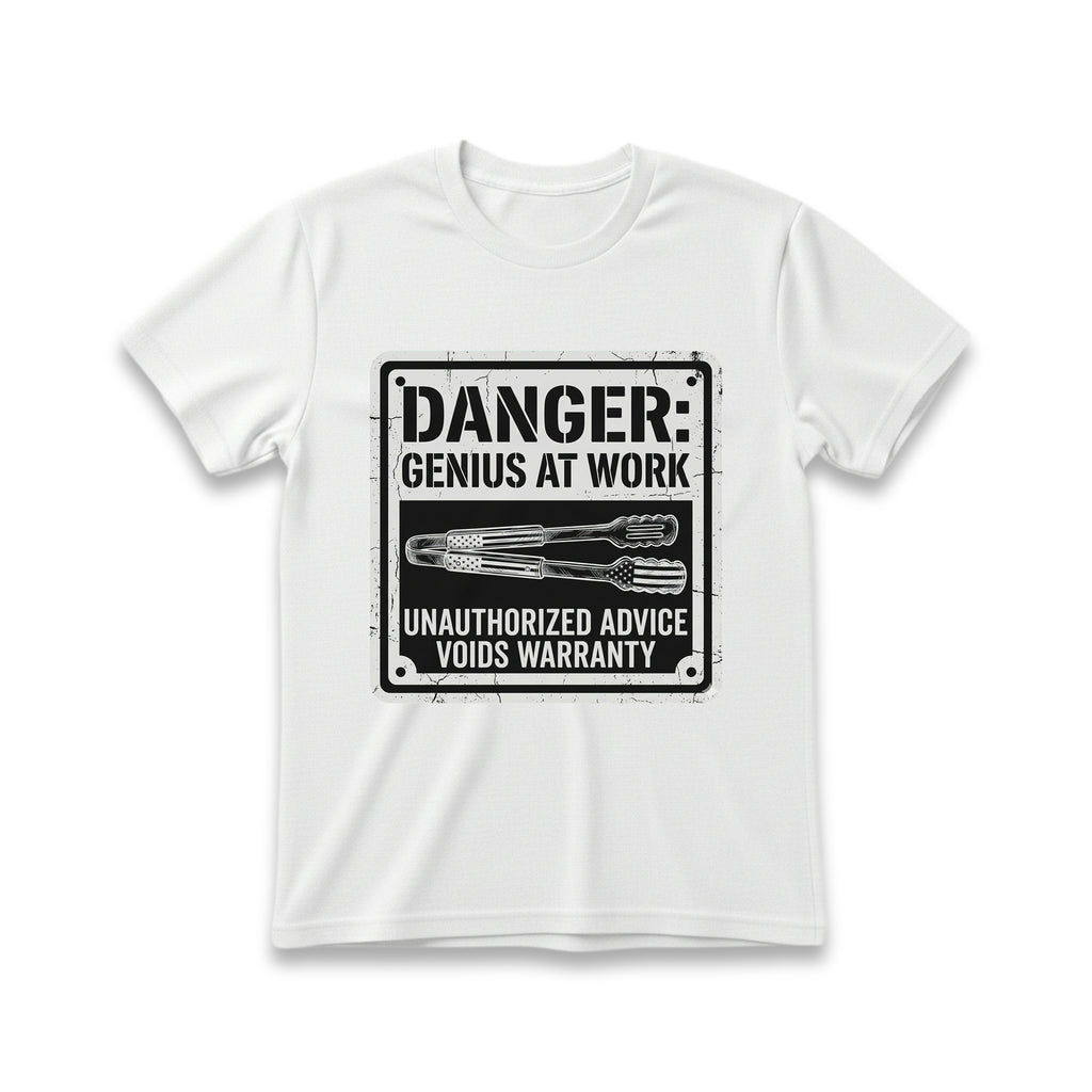 Danger: Genius At Work T-Shirt