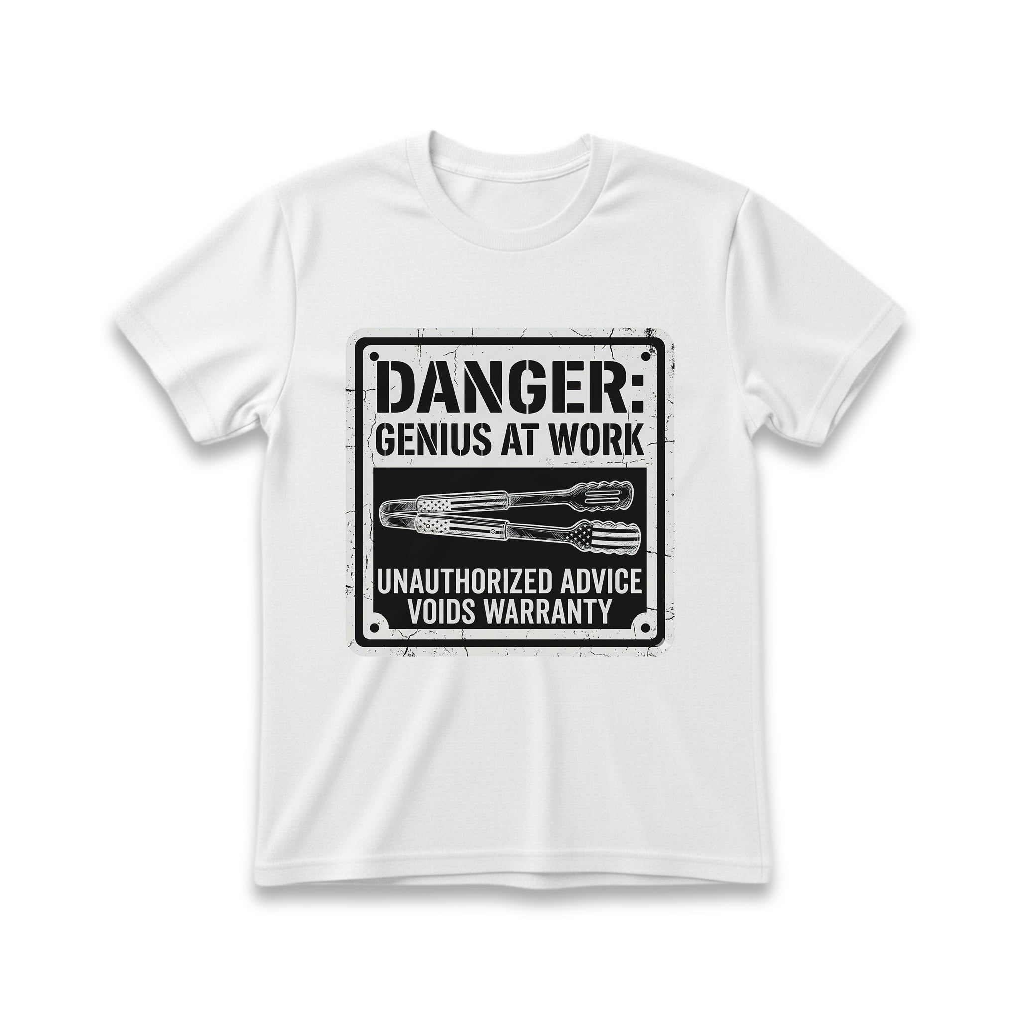 Danger: Genius At Work T-Shirt