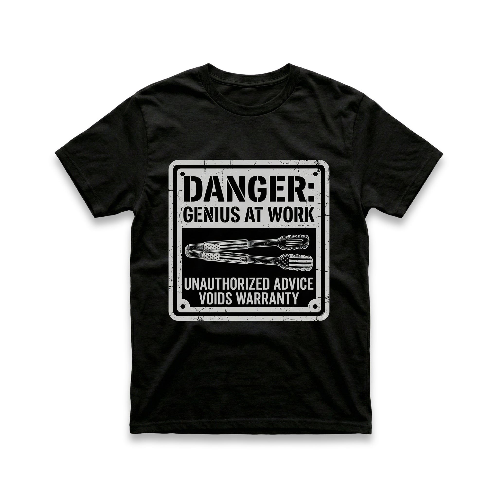 Danger: Genius At Work T-Shirt