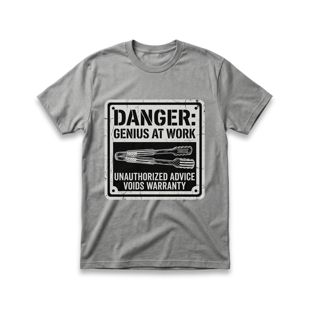 Danger: Genius At Work T-Shirt