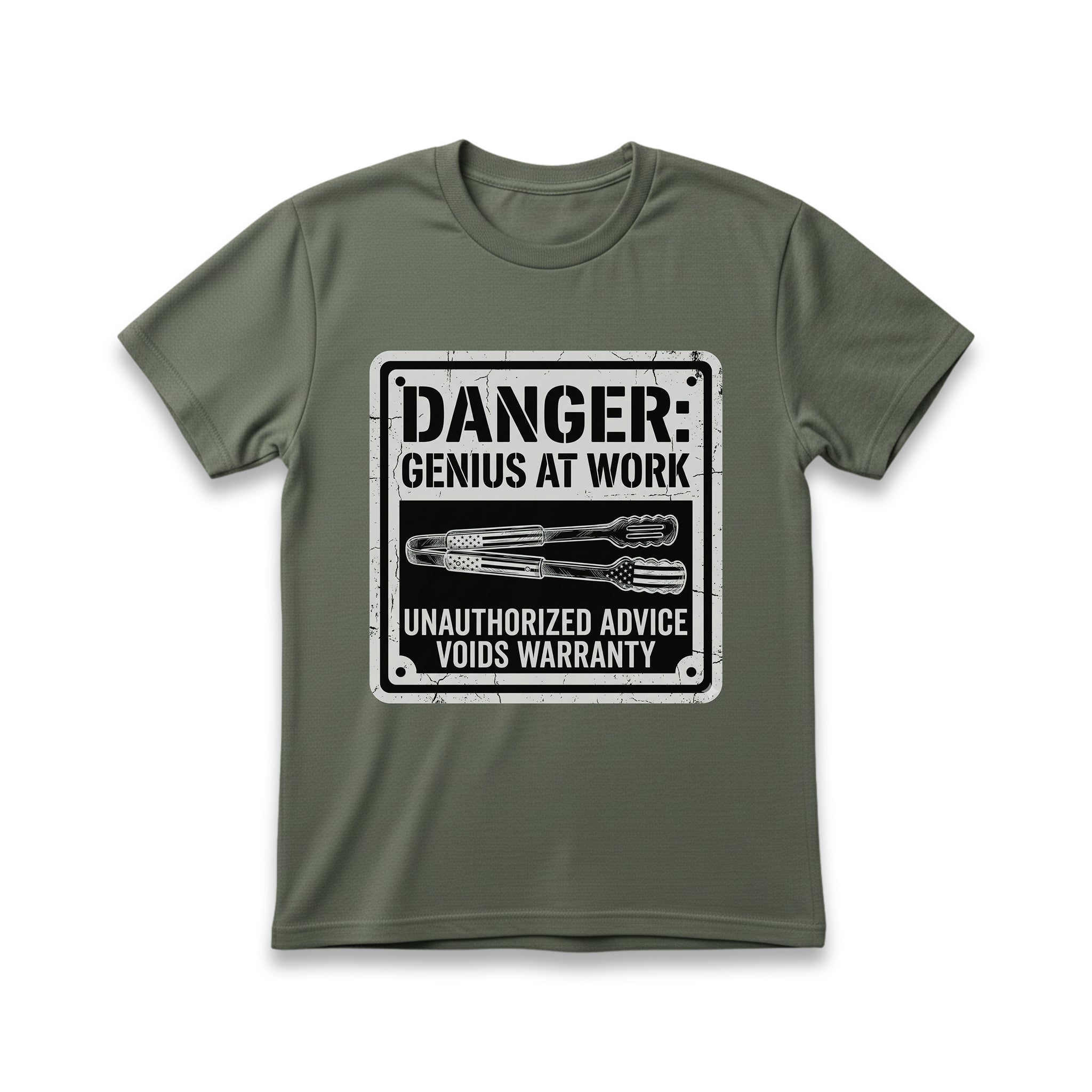 Danger: Genius At Work T-Shirt