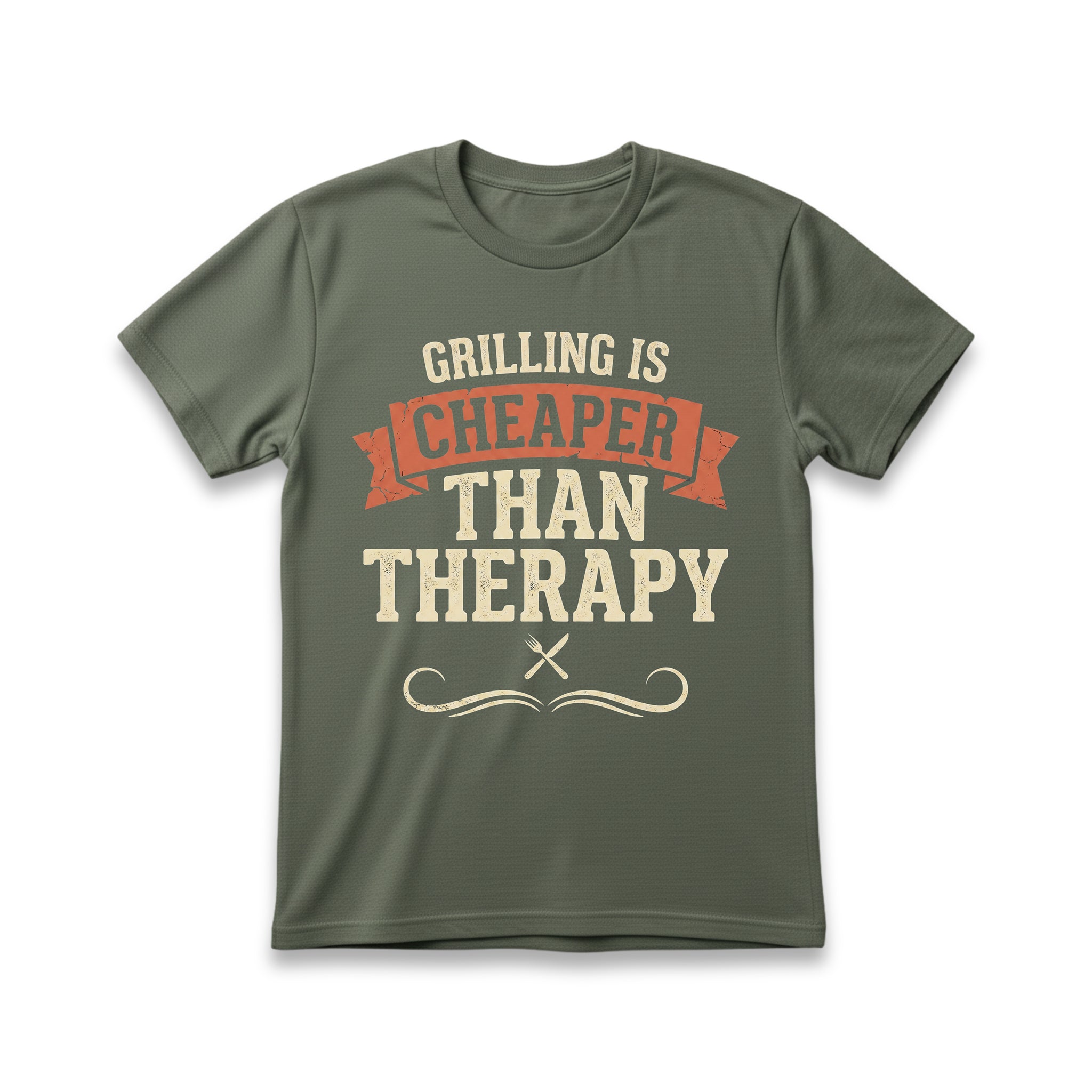 Grilling is Cheaper than Therapy T-Shirt