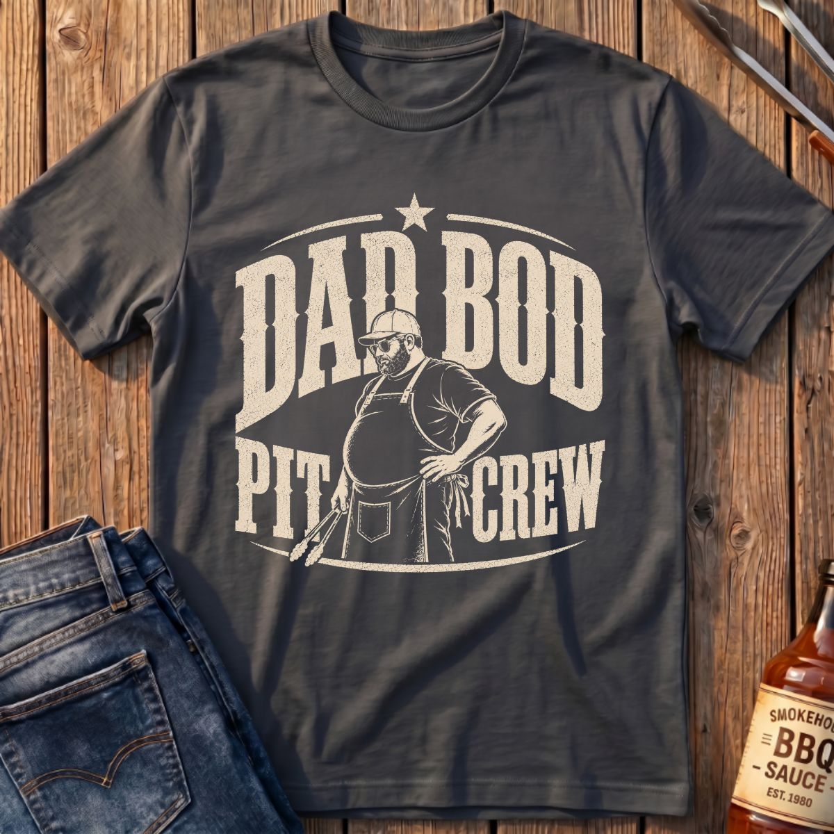 Dad Bod Pit Crew T-Shirt