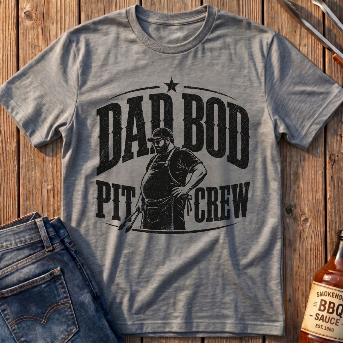 Dad Bod Pit Crew T-Shirt
