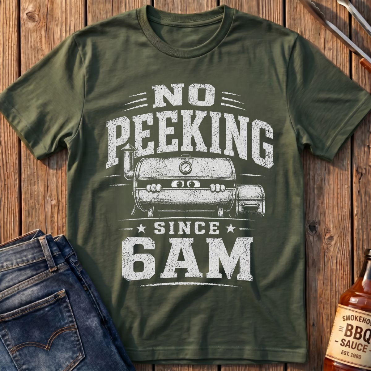 No Peeking Since 6AM T-Shirt