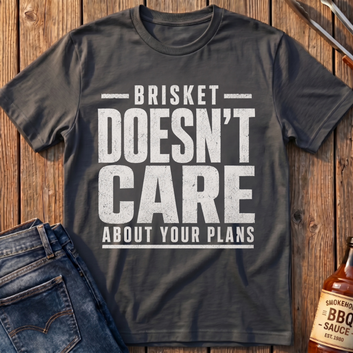 Brisket Doesn't Care T-Shirt