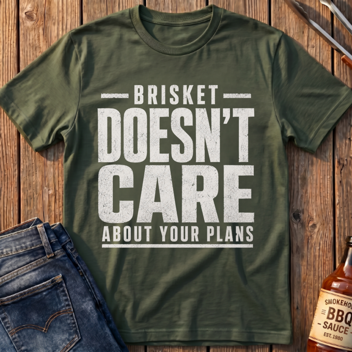 Brisket Doesn't Care T-Shirt