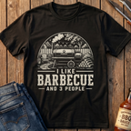 I Like BBQ and 3 People T-Shirt