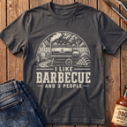 I Like BBQ and 3 People T-Shirt