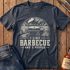 I Like BBQ and 3 People T-Shirt