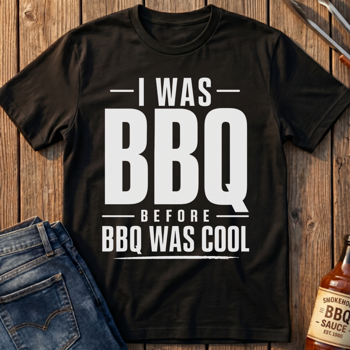 I Was BBQ T-Shirt