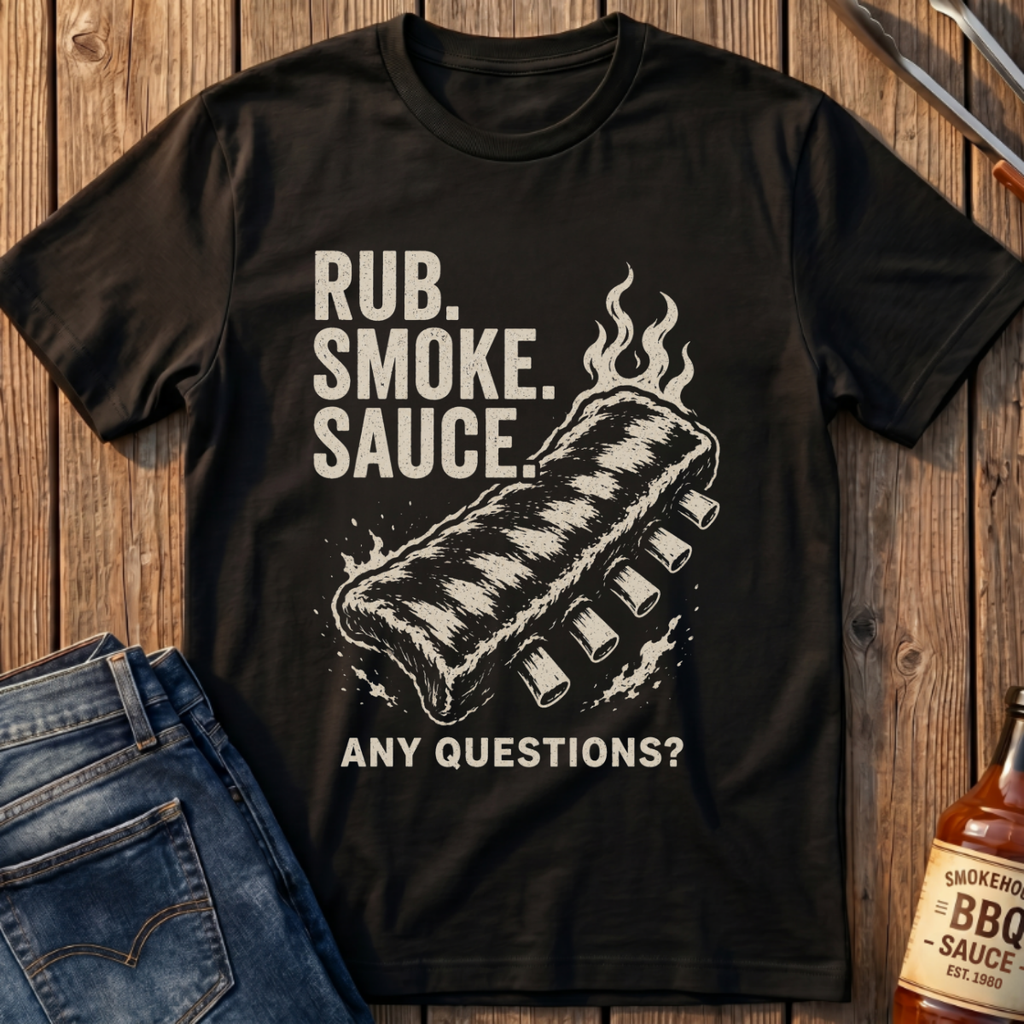 Rub. Smoke. Sauce. T-Shirt
