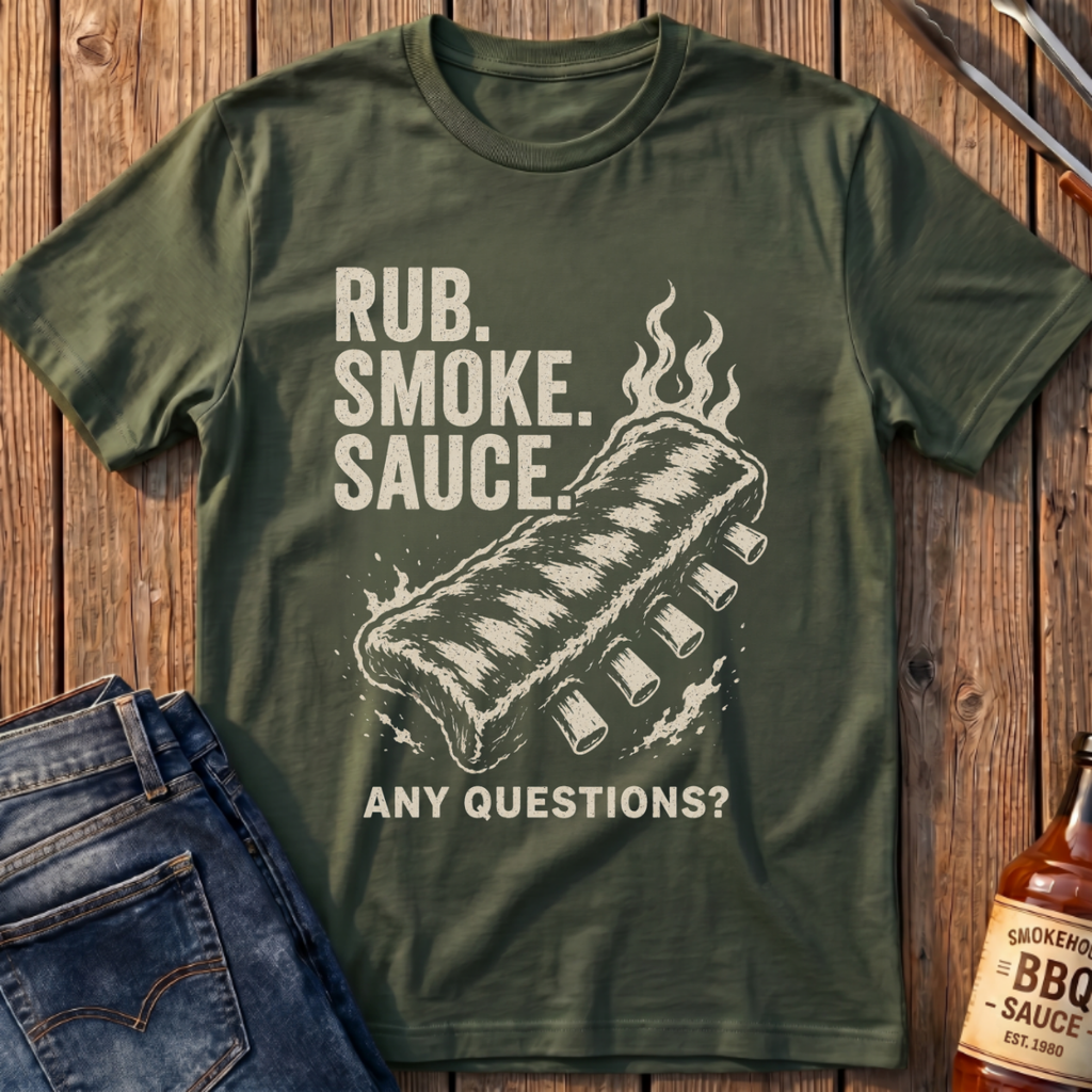 Rub. Smoke. Sauce. T-Shirt