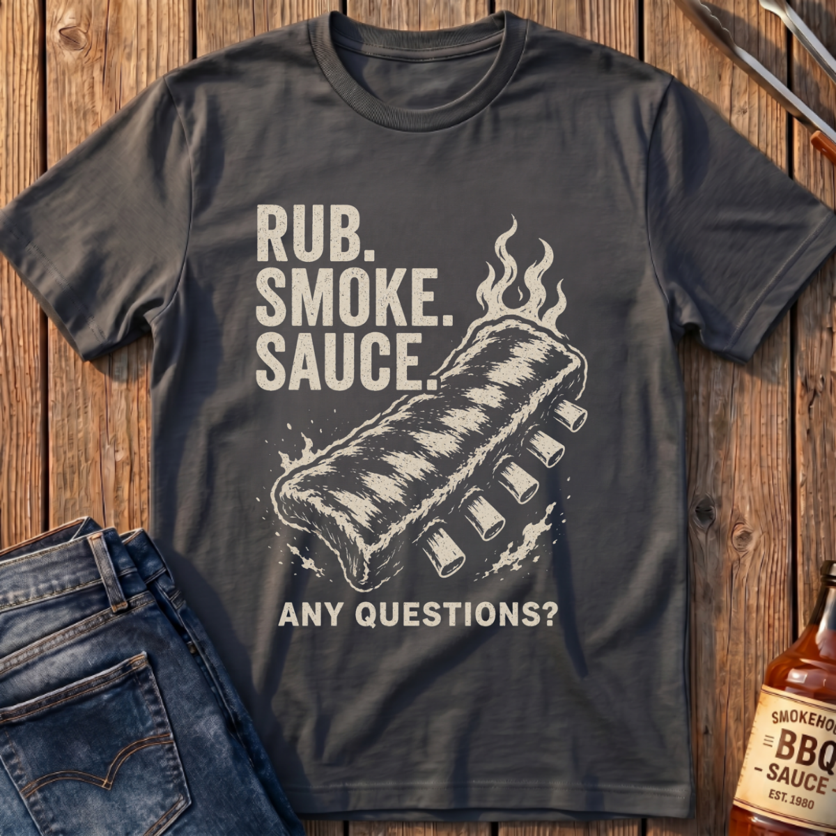 Rub. Smoke. Sauce. T-Shirt