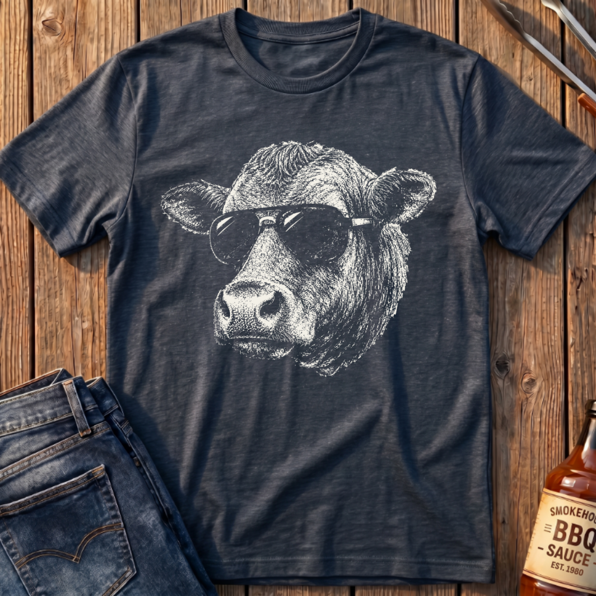 Cow Aviator T-Shirt
