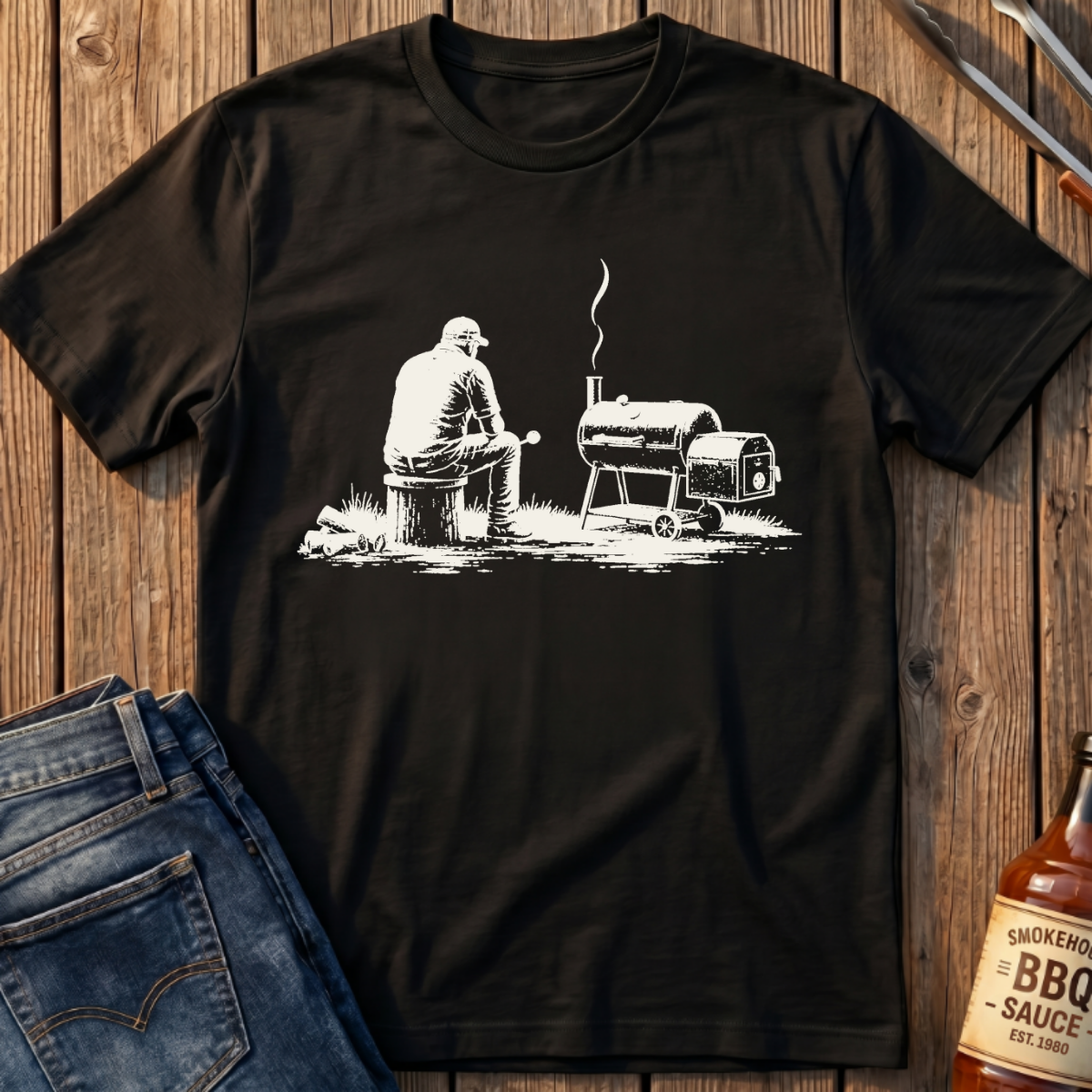 Smoking Quietly T-Shirt