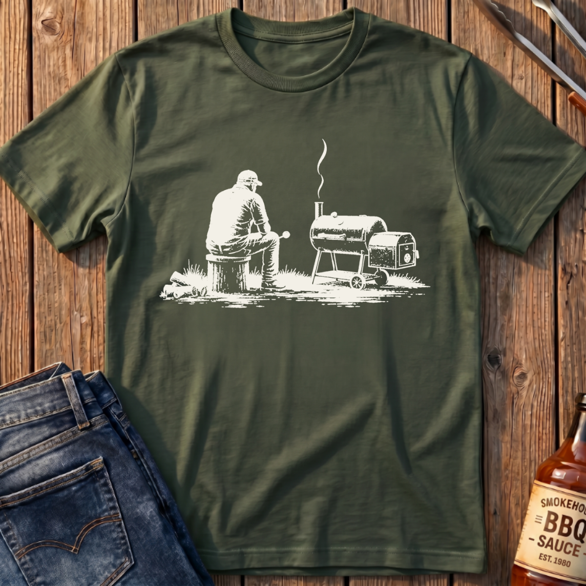 Smoking Quietly T-Shirt
