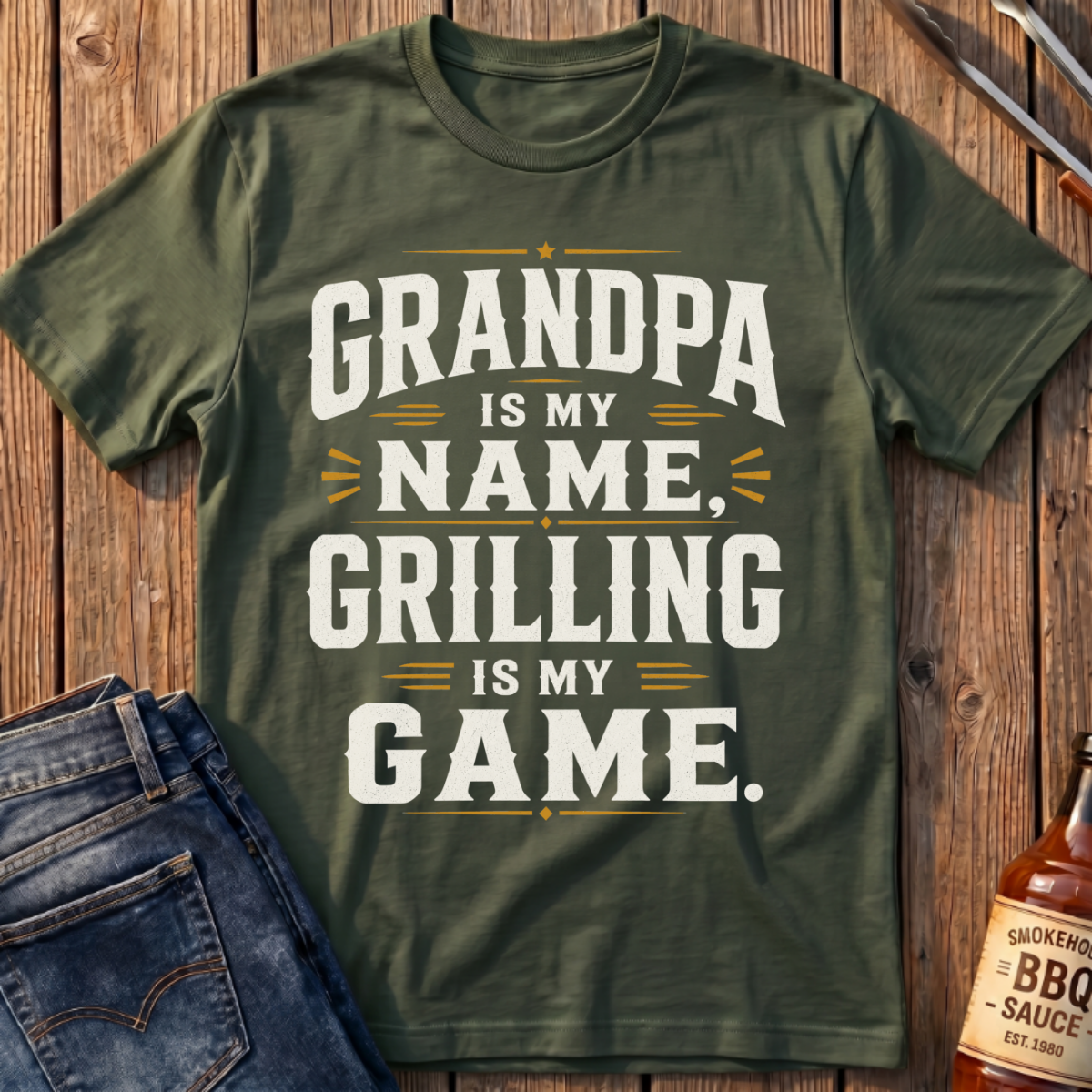 Grandpa Is My Name T-Shirt