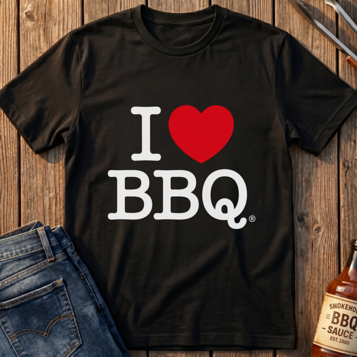 I Love BBQ T-Shirt