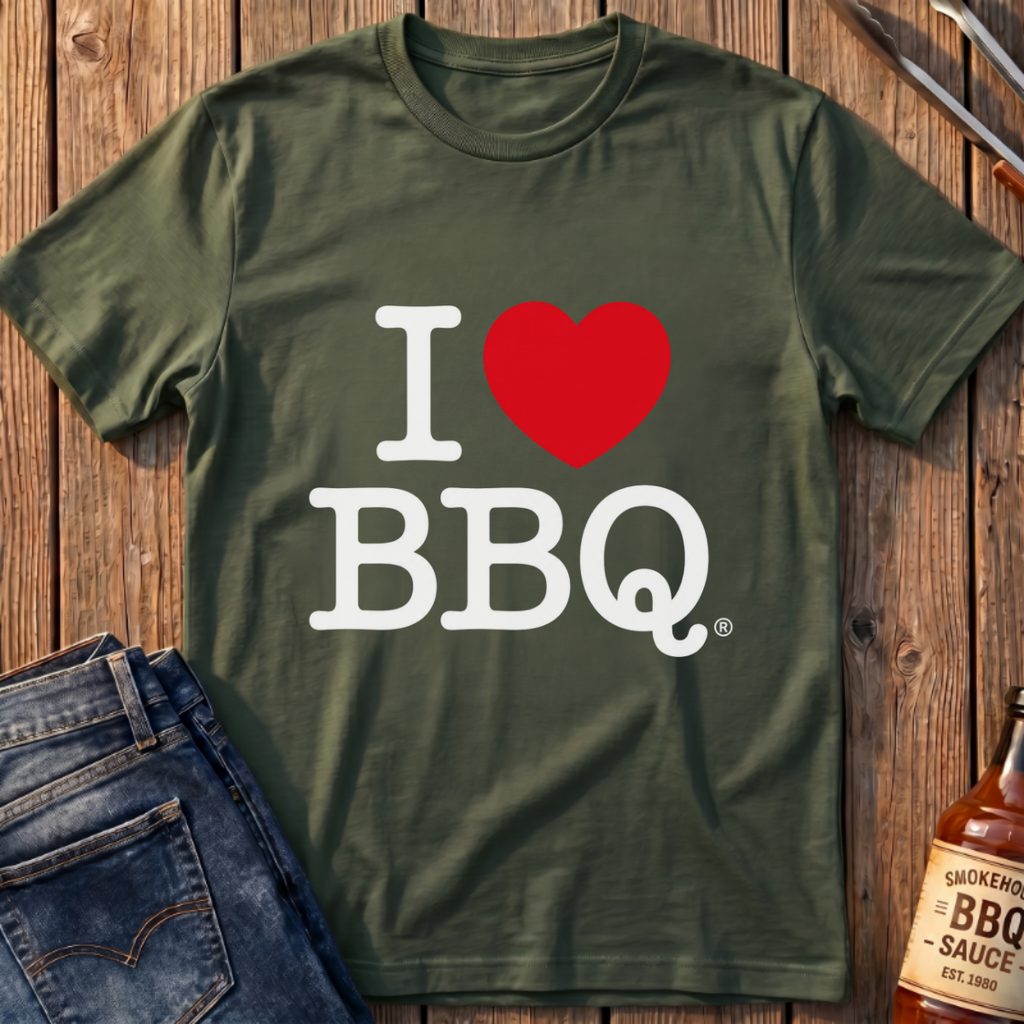 I Love BBQ T-Shirt