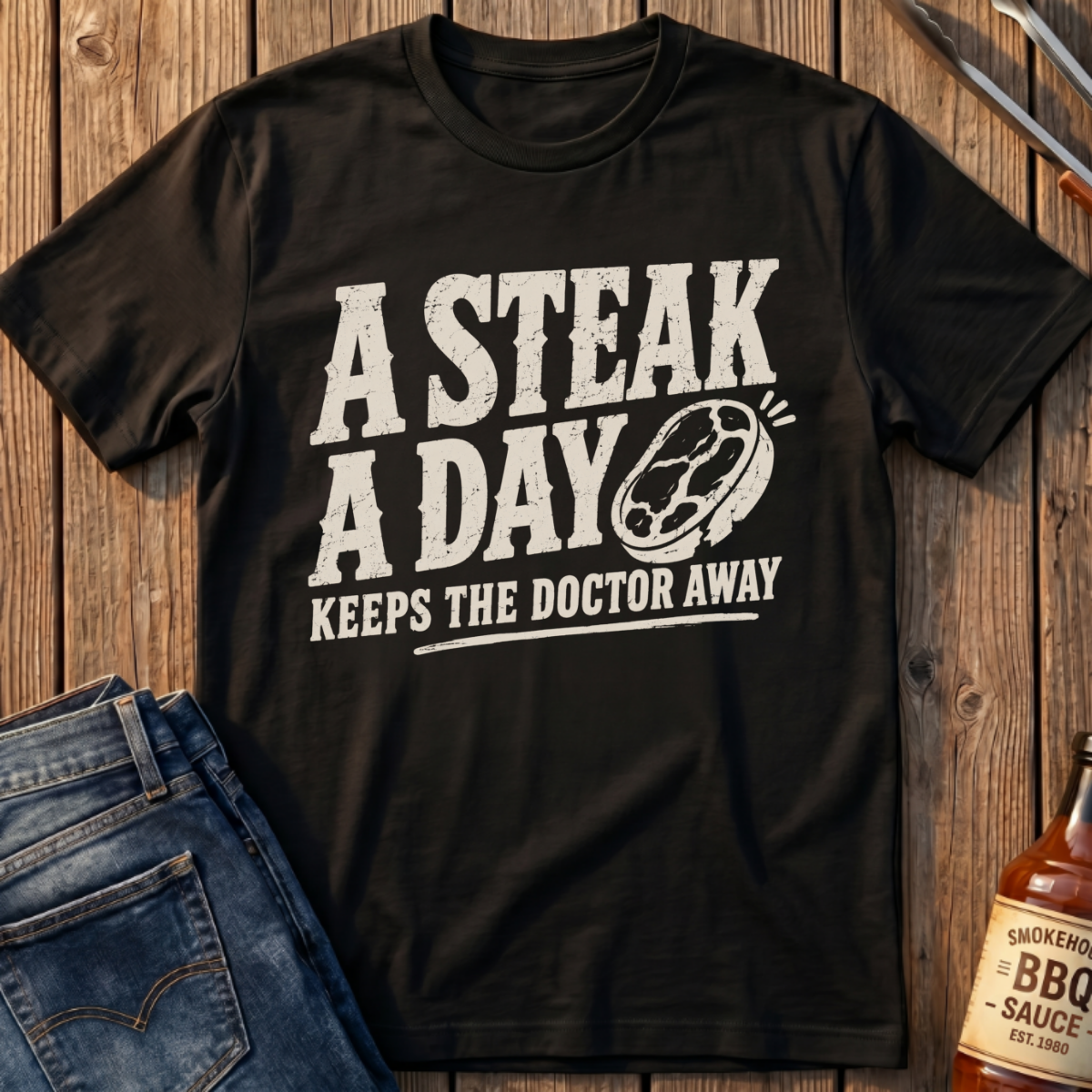 A Steak A Day T-Shirt