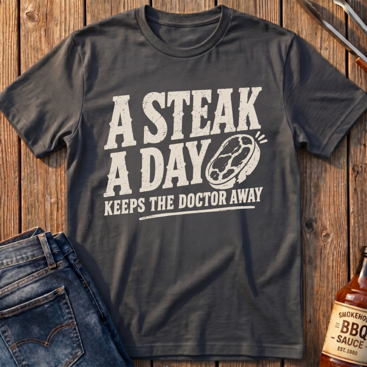 A Steak A Day T-Shirt