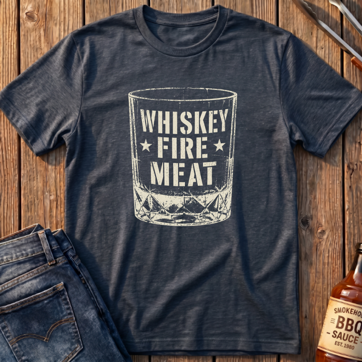 Whiskey Fire Meat T-Shirt