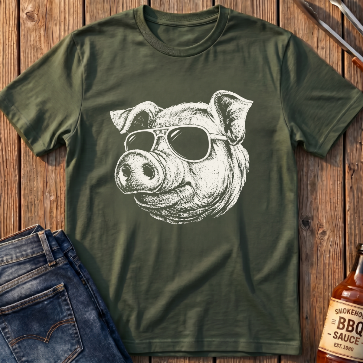 Pig Aviator T-Shirt