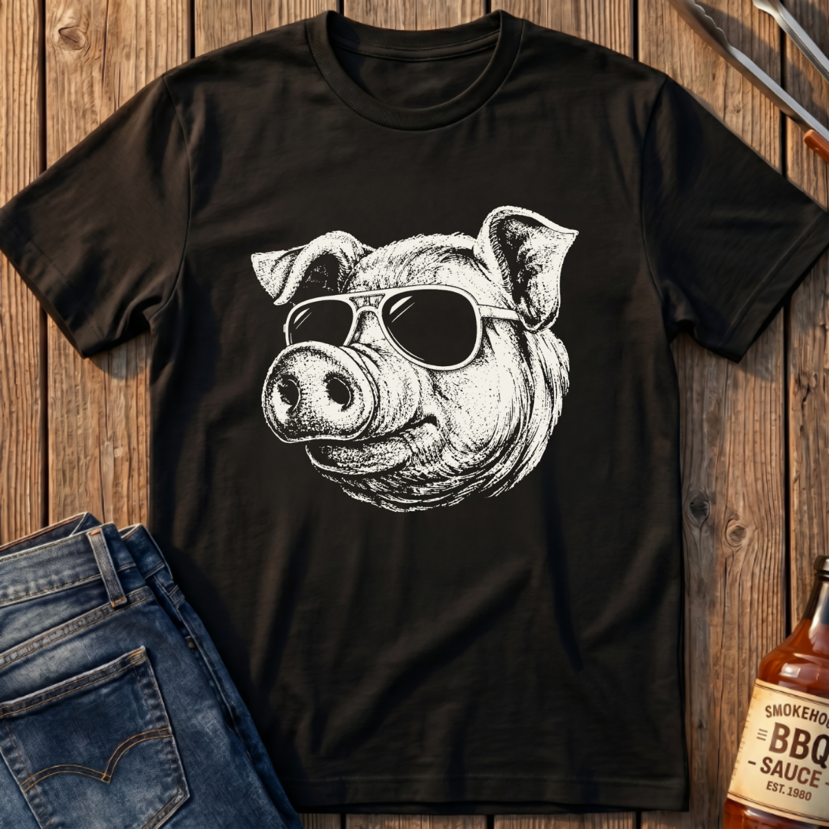 Pig Aviator T-Shirt