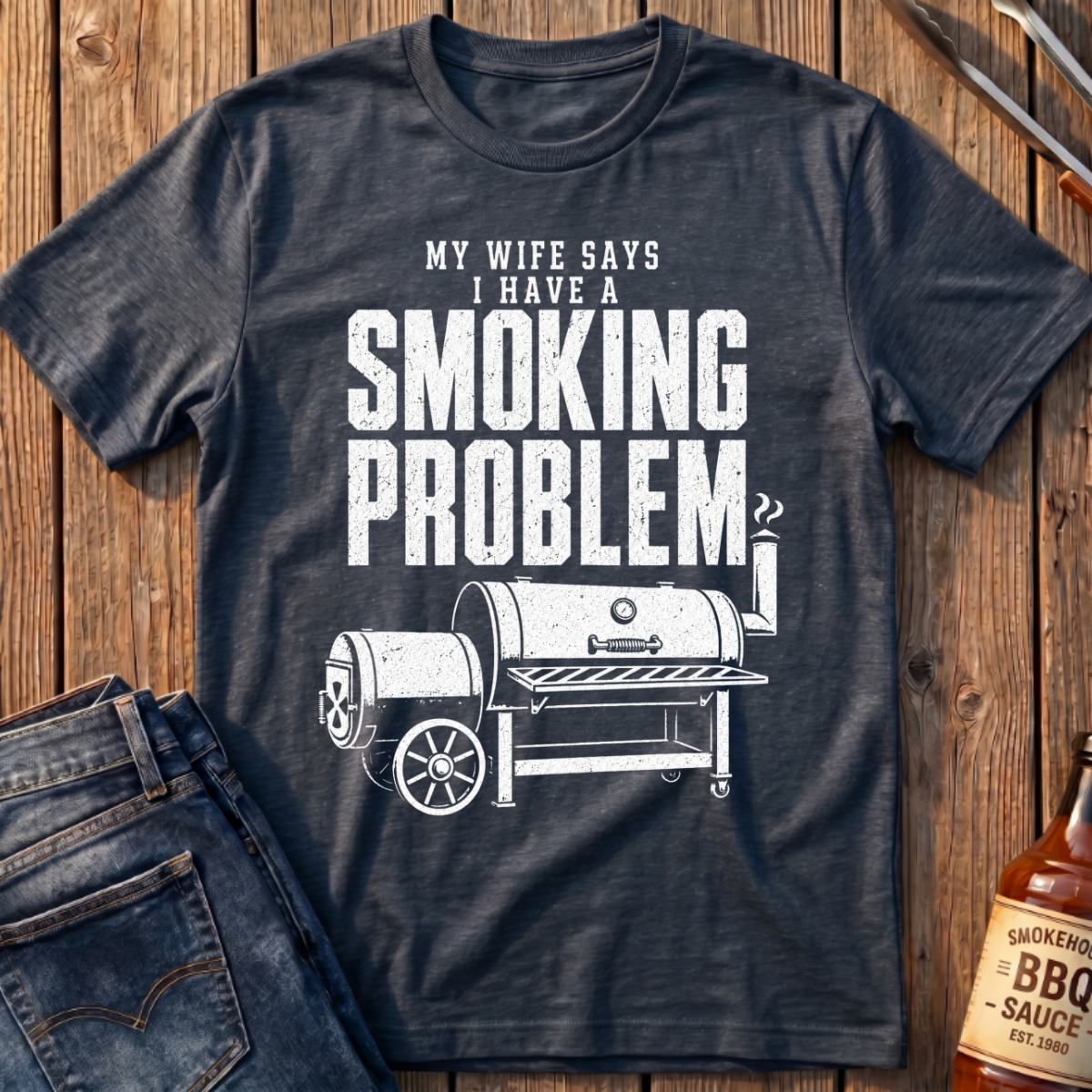 Smoking Problem T-Shirt