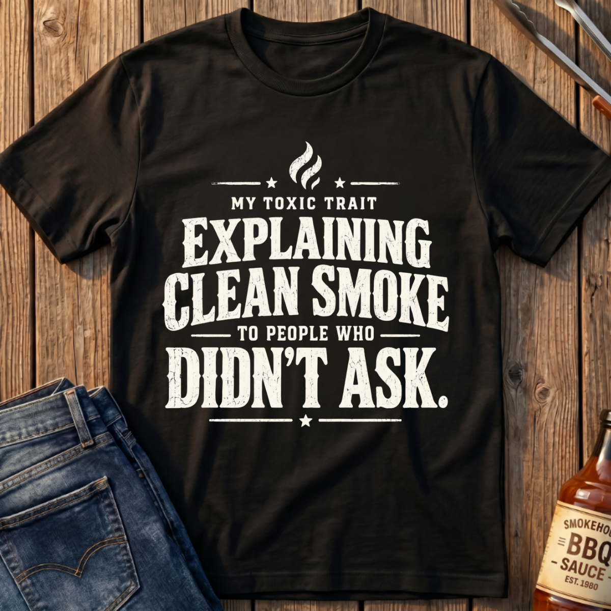 Explaining Clean Smoke T-Shirt