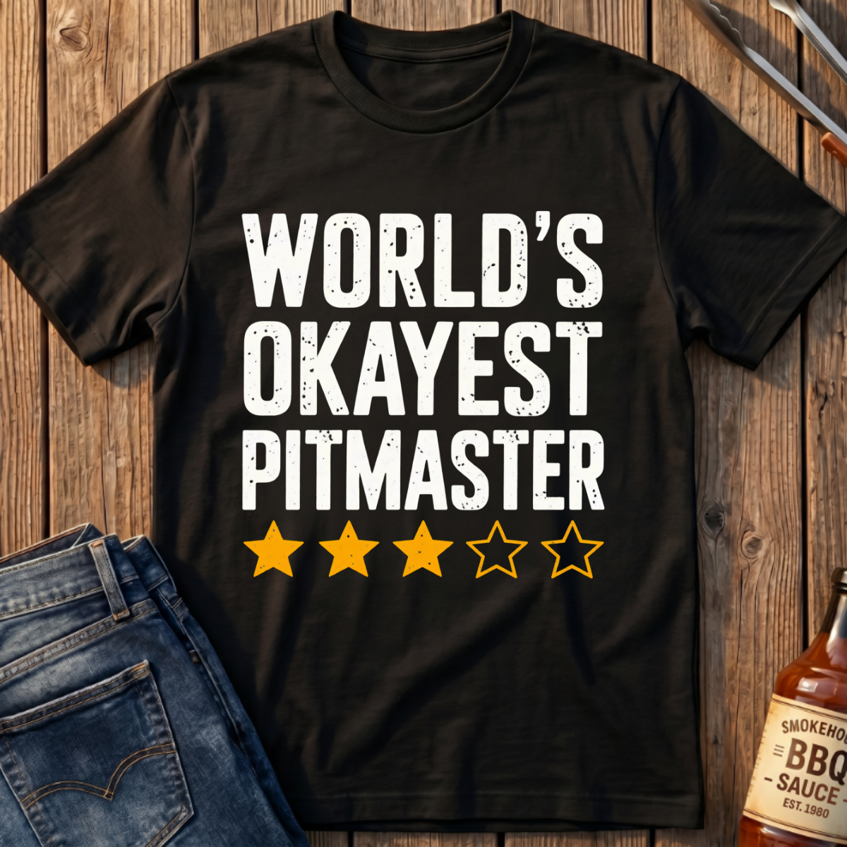 World's Okayest Pitmaster T-Shirt