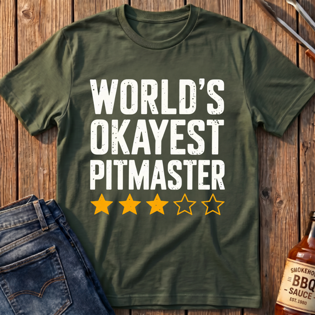 World's Okayest Pitmaster T-Shirt