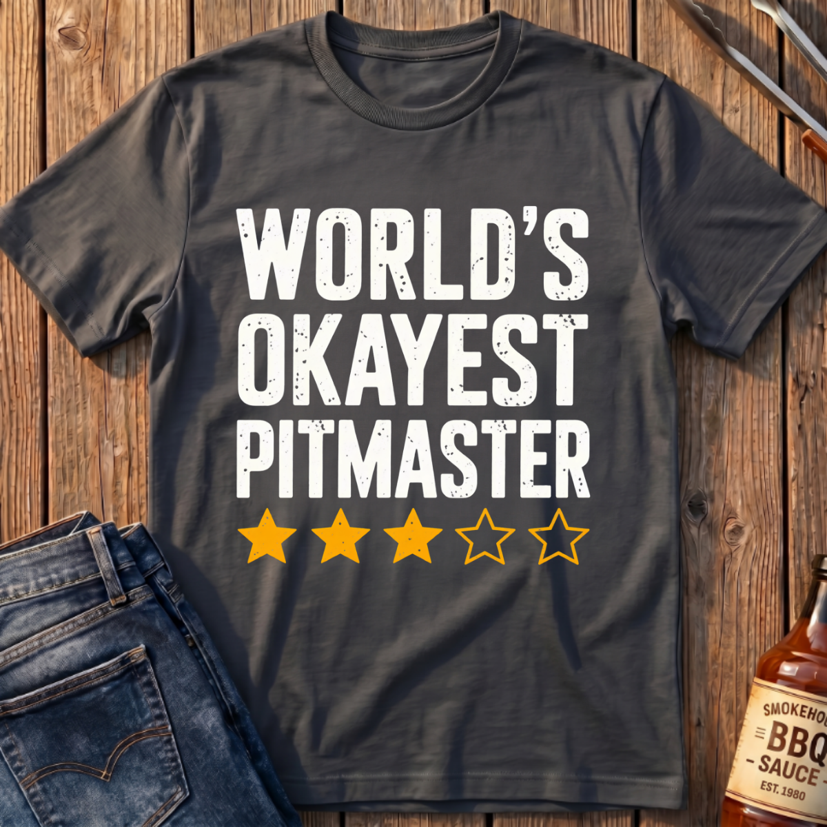 World's Okayest Pitmaster T-Shirt
