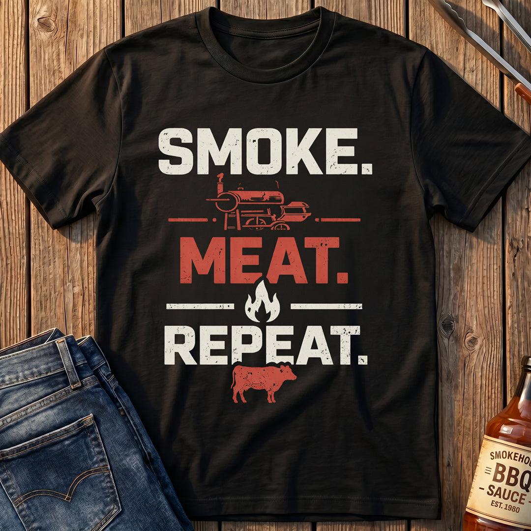 Smoke. Meat. Repeat T-Shirt