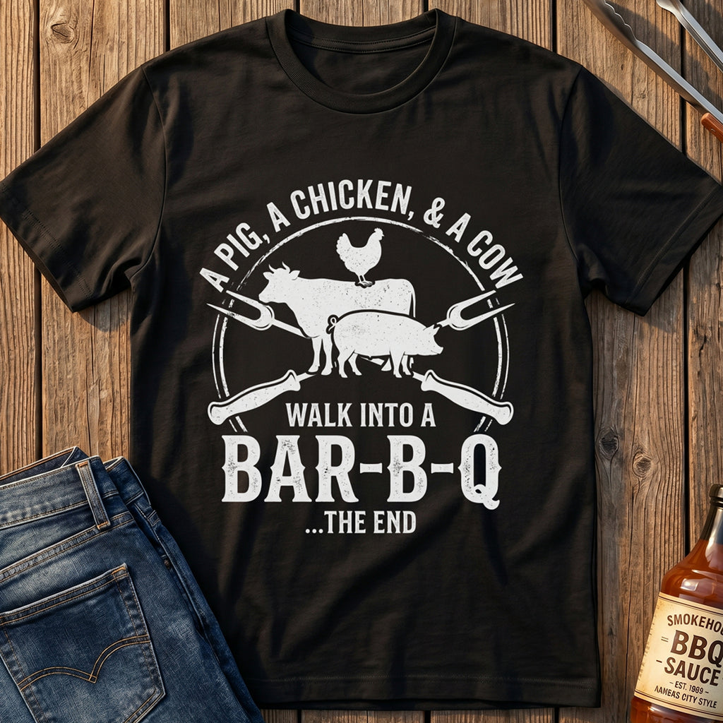 Walk Into A BBQ T-Shirt