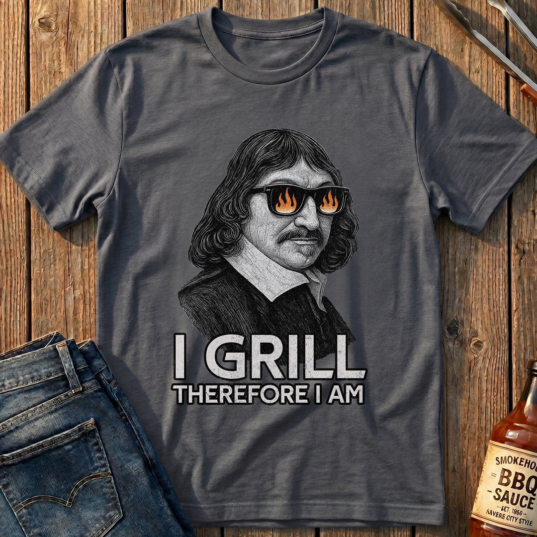 Rene Descartes BBQ T-Shirt