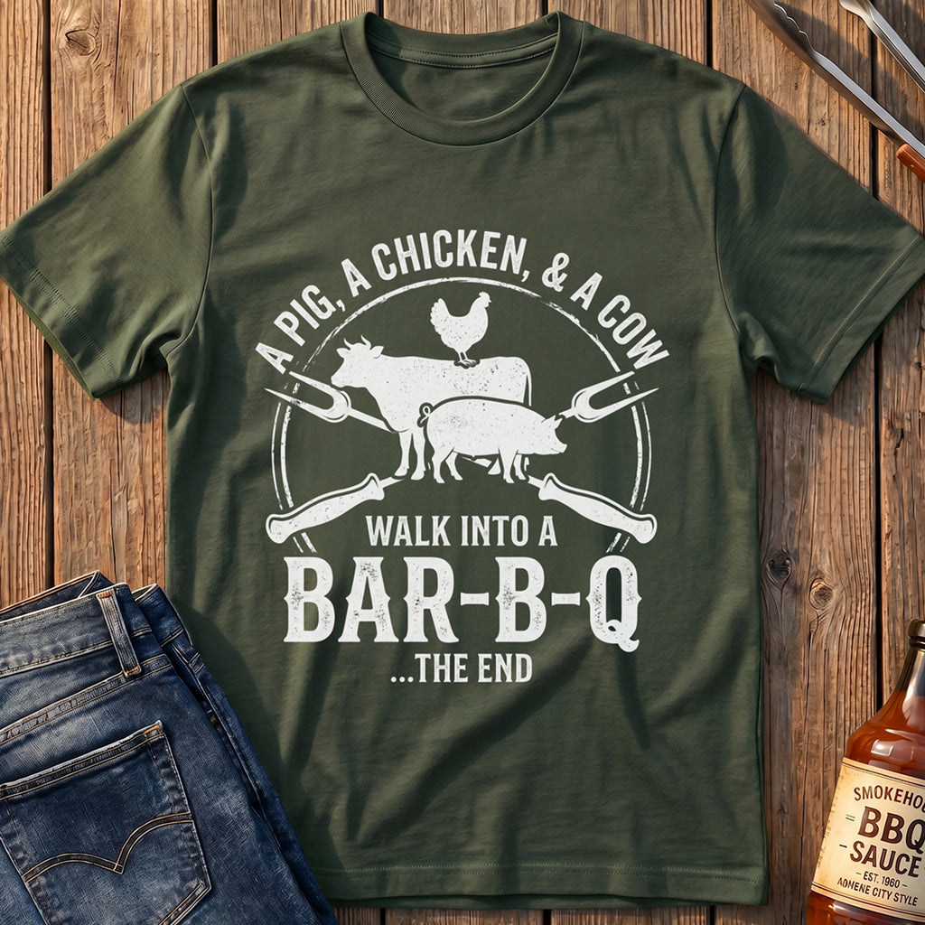 Walk Into A BBQ T-Shirt