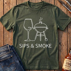 Sips & Smoke T-Shirt