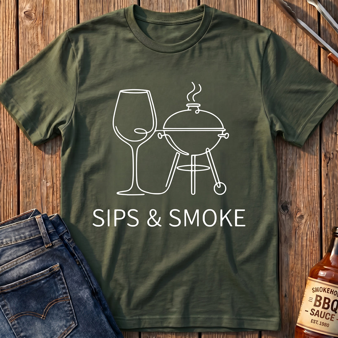 Sips & Smoke T-Shirt