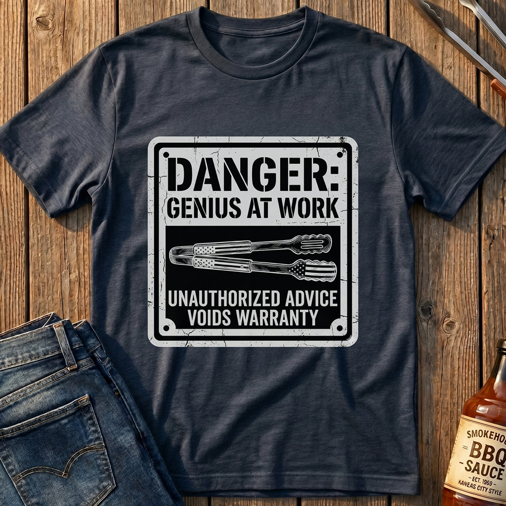 Danger: Genius At Work T-Shirt