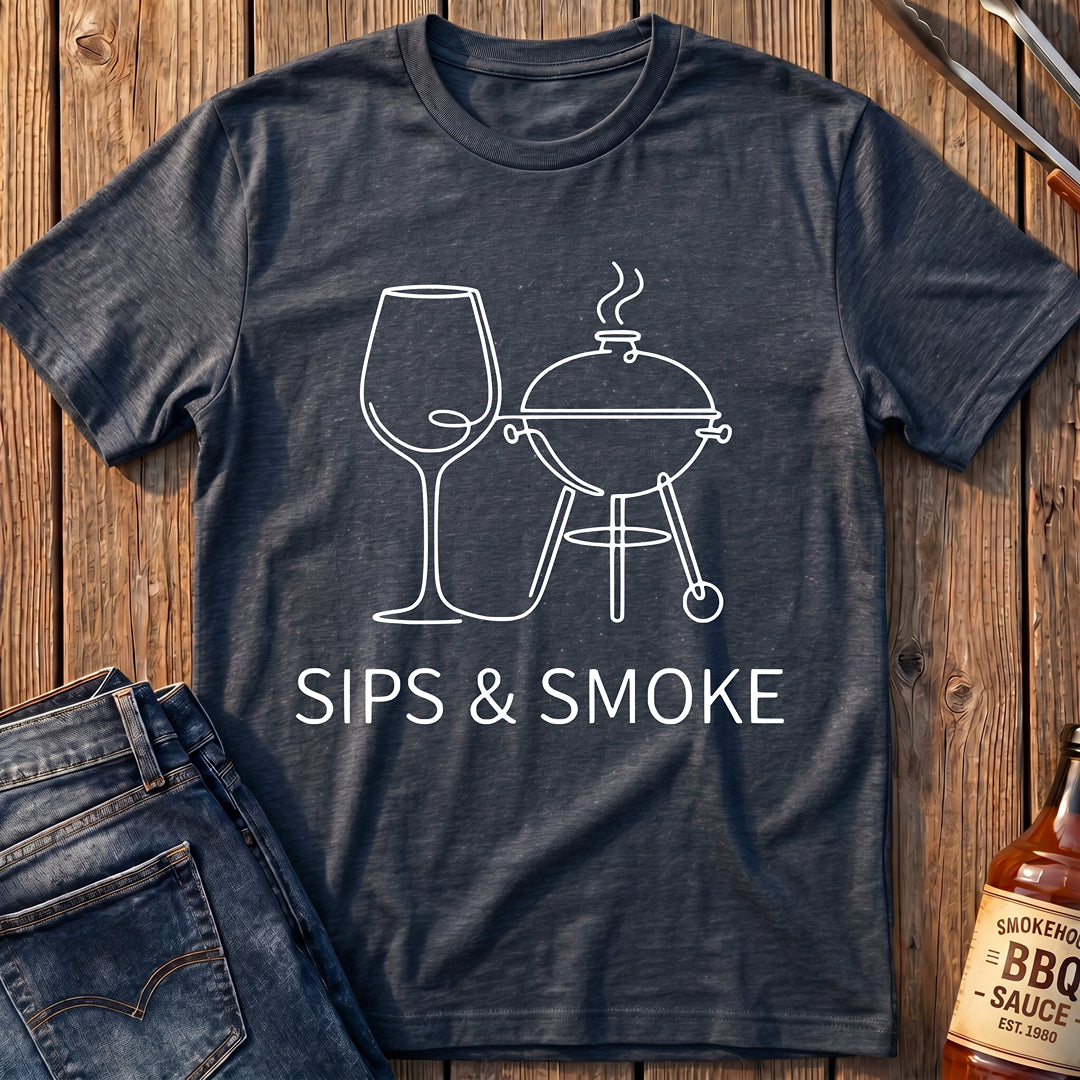 Sips & Smoke T-Shirt